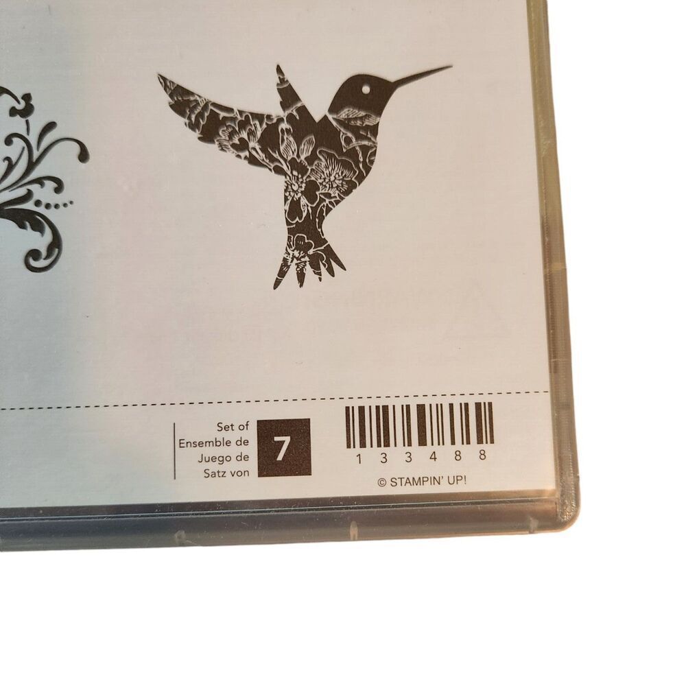 Stampin' Up! BEST OF SHELLI Stamp Set of 7 133488 Typewriter Gifts Hummingbird - Picture 2 of 4
